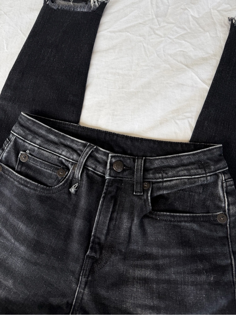 R13 Alison Skinny Black Jeans - Picture 2 of 8